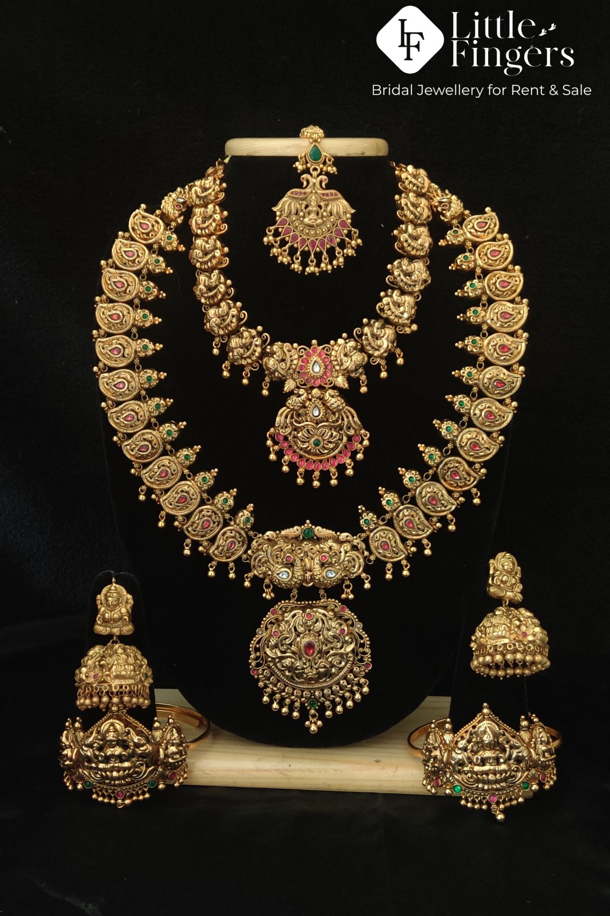 Nagas Wedding Jewellery For Rent Online - Little Fingers India
