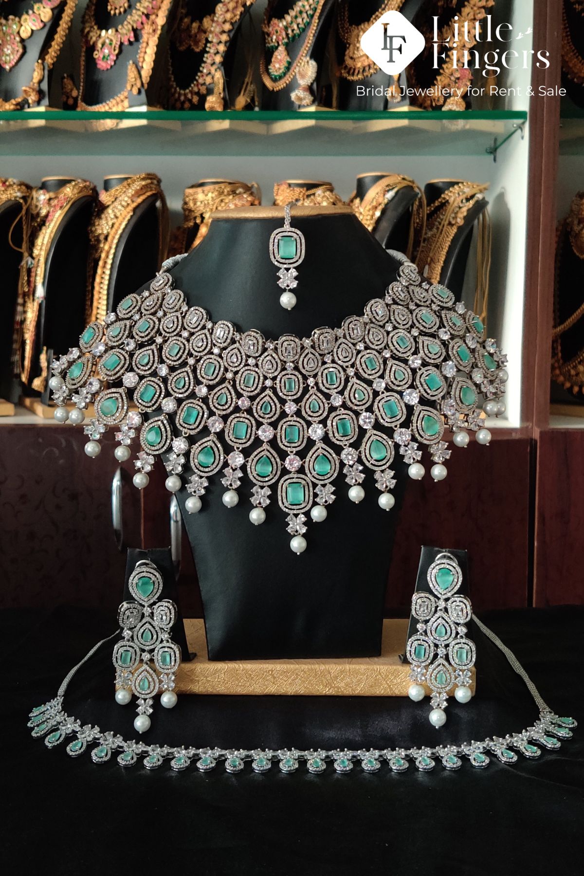 Kiara inspired bridal necklace set – Saffronfashionindia