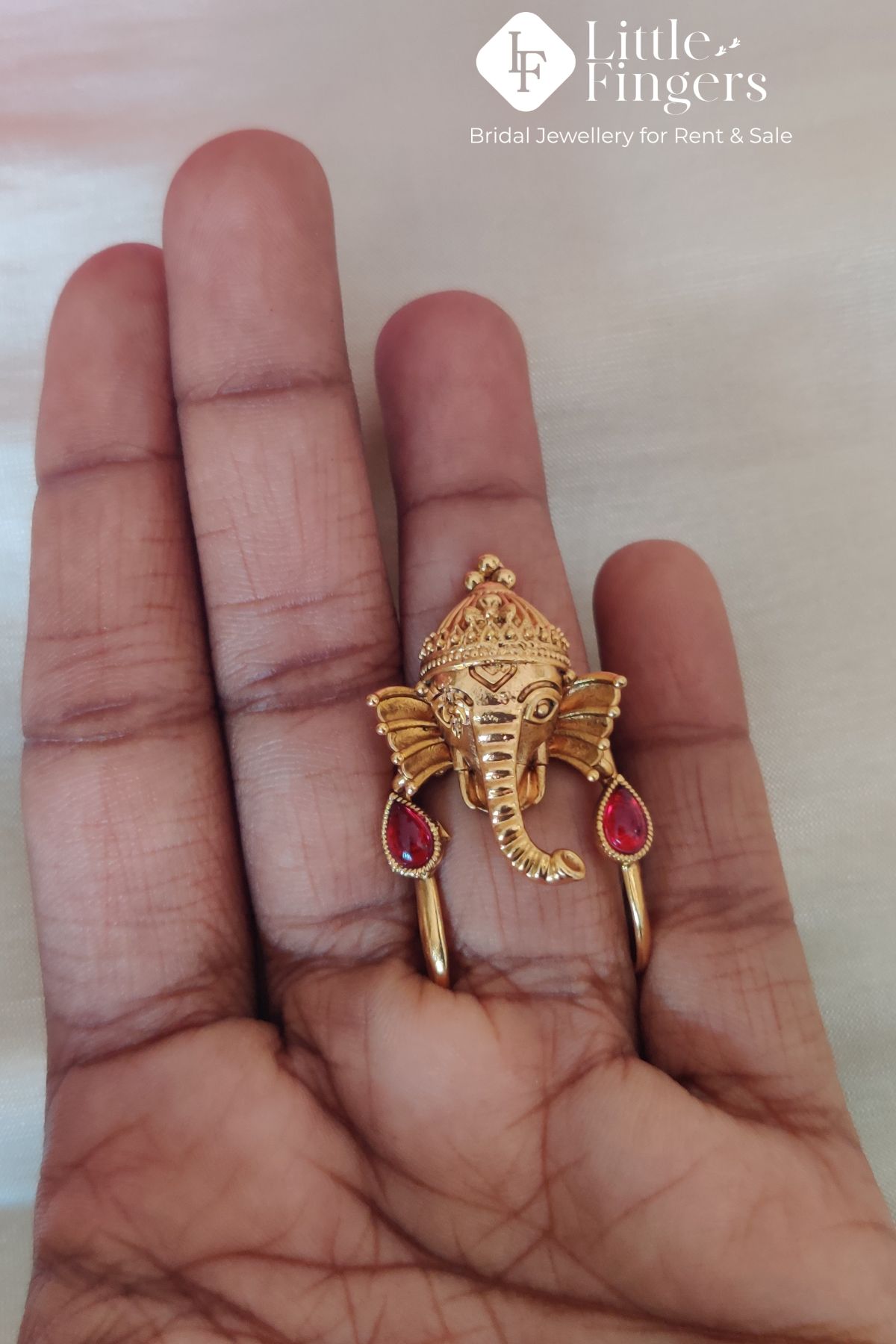 Lakshmi Design Finger Ring - Little Fingers India